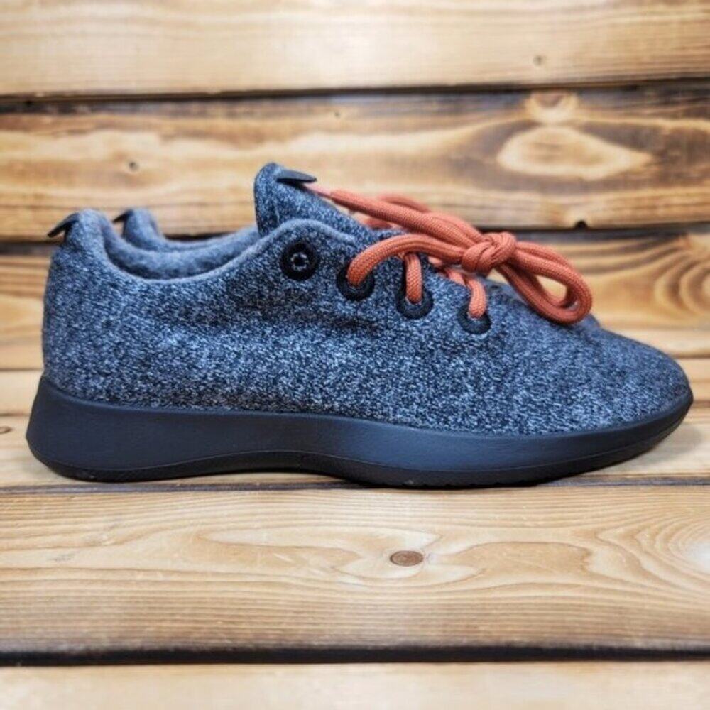 Allbirds Wool Runners Women 7 Grey Black Comfort Sneakers Casual Shoes